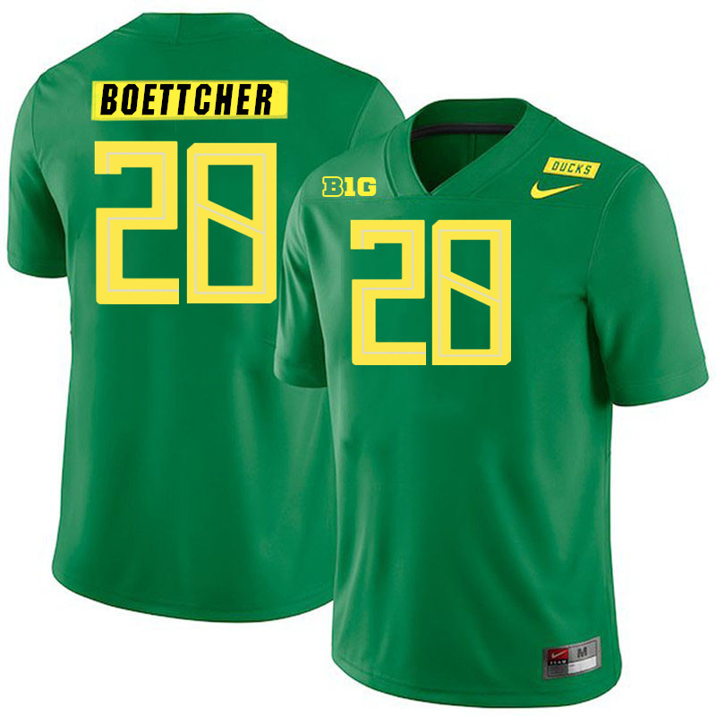 Bryce Boettcher Oregon Jersey,Oregon Ducks Football Uniforms Youth-Alternate Green